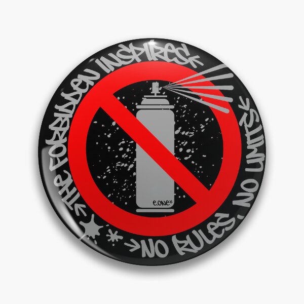 Item preview, The Forbidden Inspires — No Rules No Limits Dark Edition designed and sold by ENDTOENDSTORE.