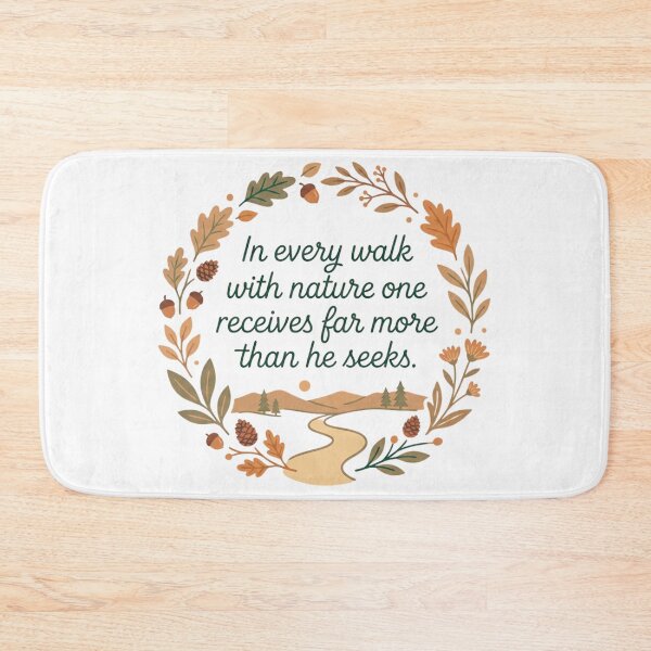 Item preview, In Every Walk With Nature Shirt Quote Hiking T-Shirt designed and sold by GabeMountainArt.