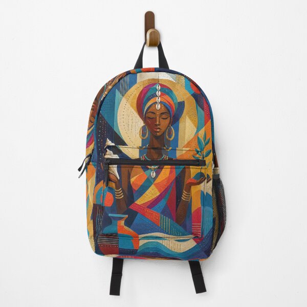 Item preview, African Sea goddess Afrekete painting designed and sold by GalleryKauffeld.