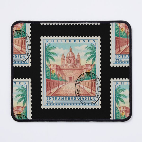 Item preview, Manila Intramuros Philippines Colonial Fort Stamp Sticker designed and sold by stickercuffs.
