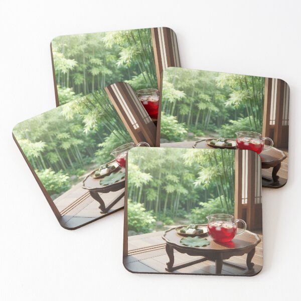 Item preview, Refreshing Summer Vibe in a Traditional Hanok with Omija Tea and Bamboo Forest Art designed and sold by SOOstudio73.