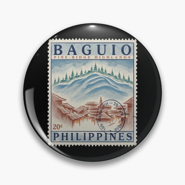 Item preview, Baguio Philippines Pine Ridge Hill City Stamp Sticker designed and sold by stickercuffs.