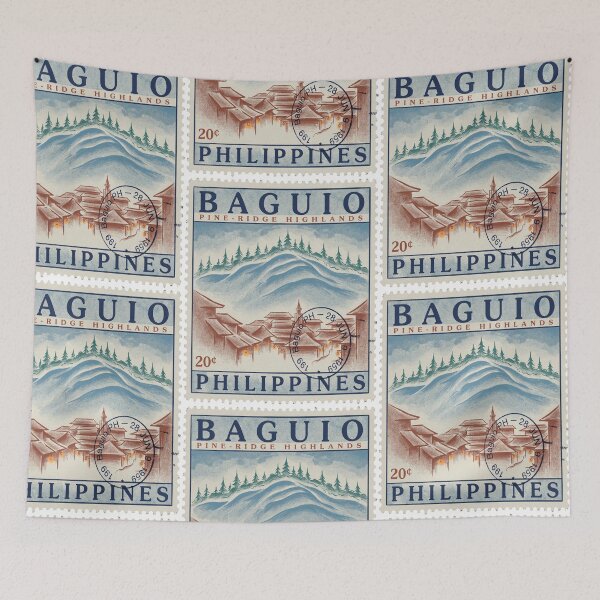 Item preview, Baguio Philippines Pine Ridge Hill City Stamp Sticker designed and sold by stickercuffs.