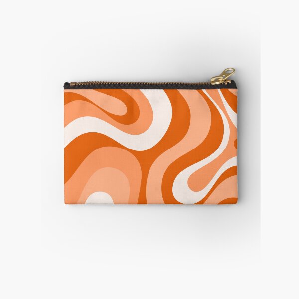 Item preview, Liquid Swirl Retro Abstract in oranges tones, Cream, and White designed and sold by Differenceee.