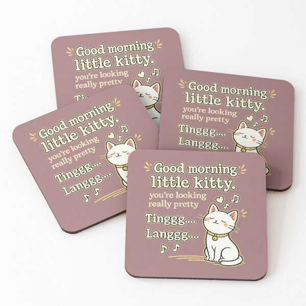 Item preview, Good Morning Little Kitty Cute Musical Cat Design designed and sold by LiftyGifts.