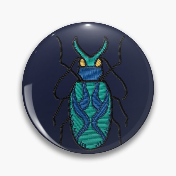 Item preview, Embroidered Jewel Beetle Patch | Colorful Insect Nature Aesthetic designed and sold by · GAMING SOUL ·.