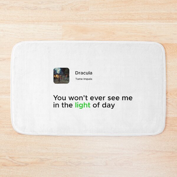 Item preview, Tame Impala ~ Dracula (7) designed and sold by Dryshark.