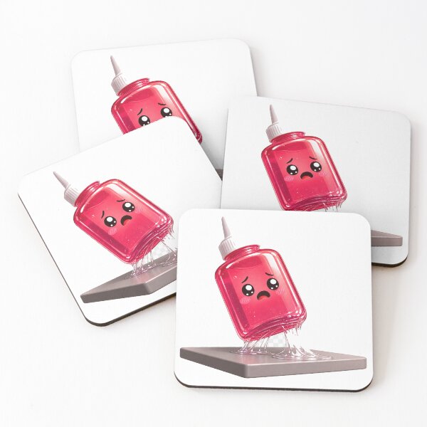 Item preview, Jelly Glue Bottle Stuck at Work designed and sold by GoverArt.
