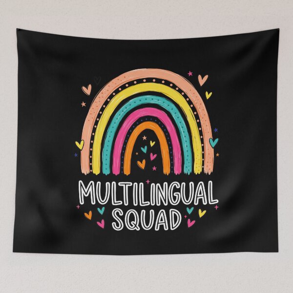 Item preview, Multilingual Squad  Language Teacher  designed and sold by BoldThreadLab.
