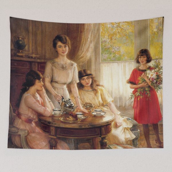 Item preview, Tea Time -Albert Lynch designed and sold by tomorrowsart.