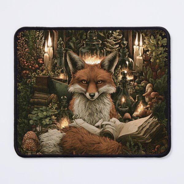 Item preview, Forest Alchemist – Mystical Fox Cottagecore Witch Design designed and sold by KAM-KAM-STORE.