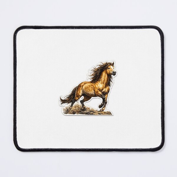 Item preview, Picture of a mustang horse designed and sold by rishu-upadhyay1.