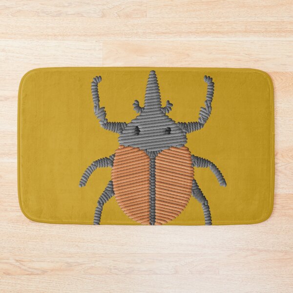 Item preview, Cute Rhinoceros Beetle Embroidery Patch | Kawaii Beetle Insect Embroidered Design designed and sold by · GAMING SOUL ·.