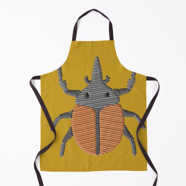 Item preview, Cute Rhinoceros Beetle Embroidery Patch | Kawaii Beetle Insect Embroidered Design designed and sold by · GAMING SOUL ·.