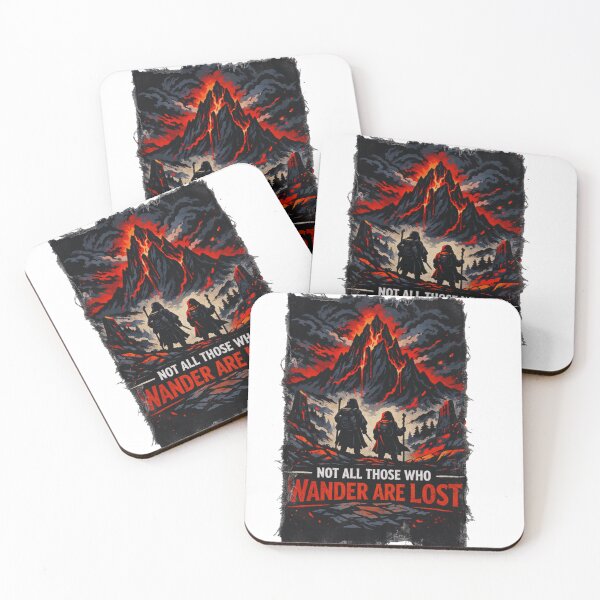 Item preview, Not All Those Who Wander Are Lost – Epic Mountain Hiking Design designed and sold by GabeMountainArt.
