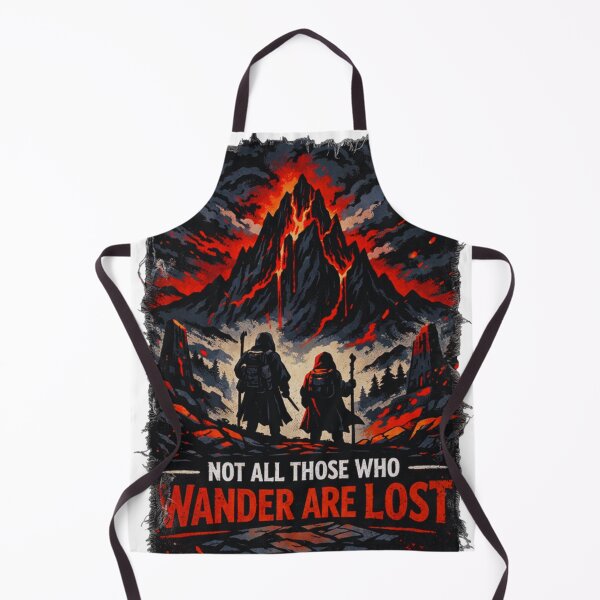 Item preview, Not All Those Who Wander Are Lost – Epic Mountain Hiking Design designed and sold by GabeMountainArt.