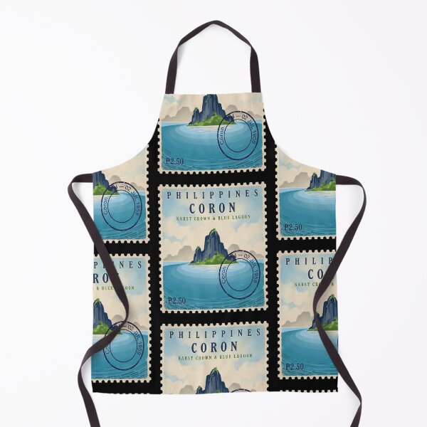 Item preview, Coron Philippines Karst Crown Blue Lagoon Stamp Sticker designed and sold by stickercuffs.