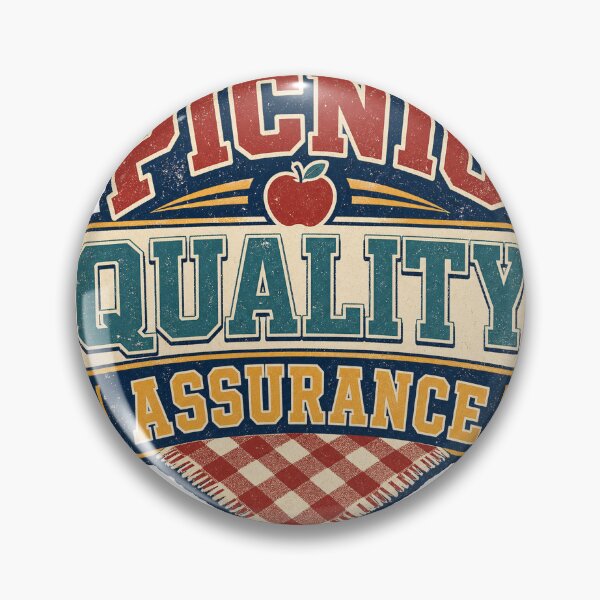 Item preview, Picnic Quality Assurance Badge designed and sold by aihrgdesign.