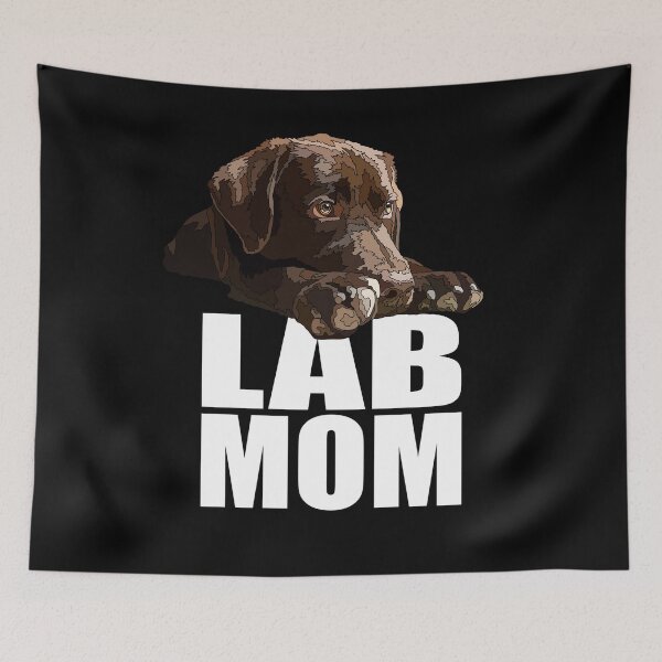 Item preview, Chocolate Labrador Mom designed and sold by Just-Arts-4U.