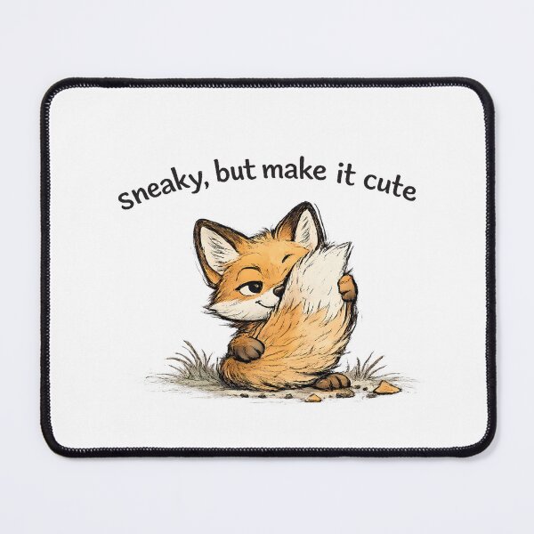 Item preview, Funny Sneaky But Make It Cute Fox Shirt | Fox Pun Sticker | Cute Sly Fox Gift | Playful Humor Tee designed and sold by Moonveil_Studio.