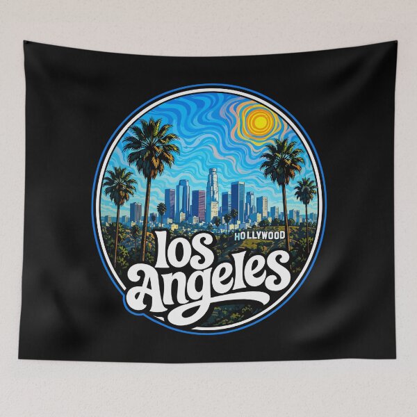 Item preview, Hollywood Los Angeles California Travel designed and sold by TomFrontierArt.