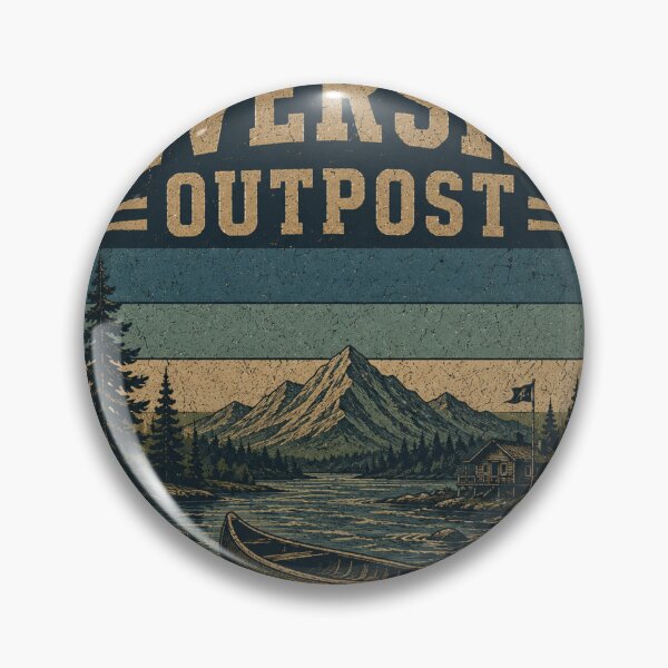 Item preview, Riverside Outpost Vintage Badge  designed and sold by Vexorask.