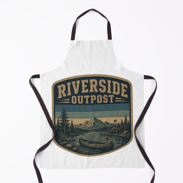 Item preview, Riverside Outpost Vintage Badge designed and sold by Vexorask.
