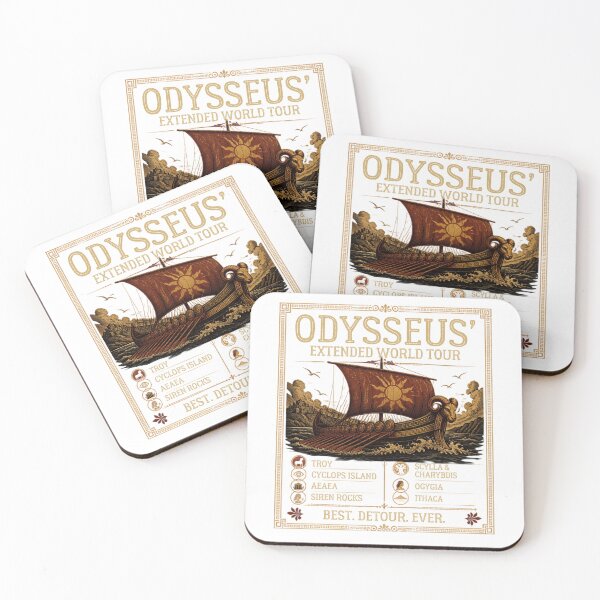 Item preview, Odysseus World Tour | Greek Mythology | Ancient Adventure | Literature humor designed and sold by Reverielook.