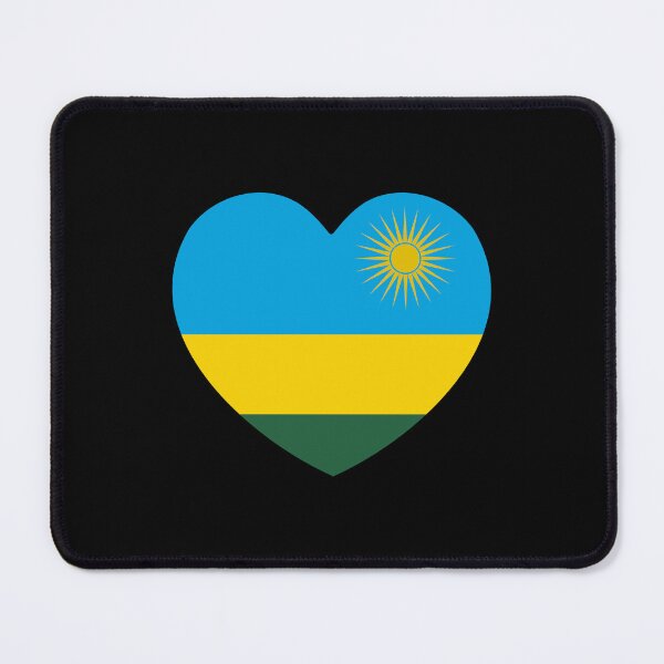 Item preview, Rwanda Flag Heart RW designed and sold by shitpostee.