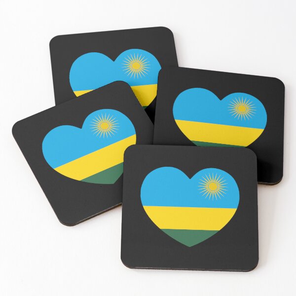 Item preview, Rwanda Flag Heart RW designed and sold by shitpostee.
