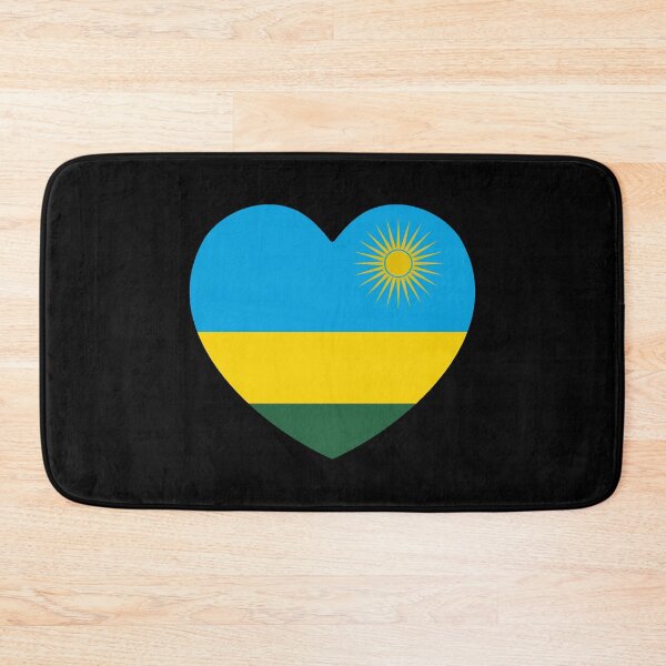 Item preview, Rwanda Flag Heart RW designed and sold by shitpostee.