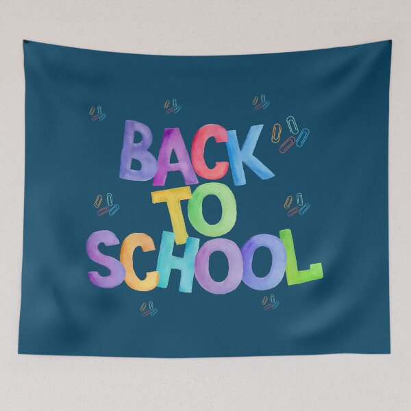 Item preview, Handwritten Back to School Watercolors Design.  designed and sold by DodoCraft3.