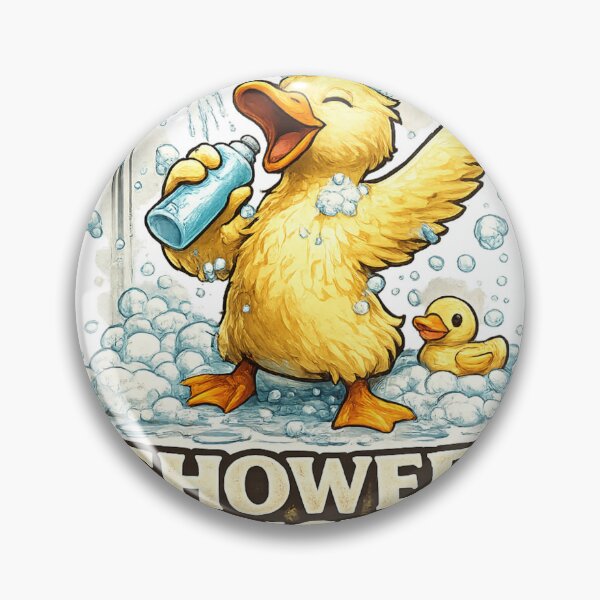 Item preview, Professional Shower Singer | Funny Duck Singing in the Shower designed and sold by BabiesNanimals.