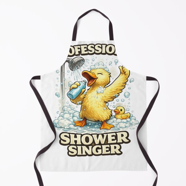 Item preview, Professional Shower Singer | Funny Duck Singing in the Shower designed and sold by BabiesNanimals.