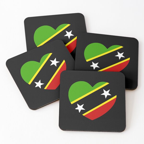 Item preview, Saint Kitts And Nevis Flag Heart KN designed and sold by shitpostee.