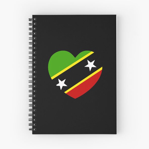Item preview, Saint Kitts And Nevis Flag Heart KN designed and sold by shitpostee.