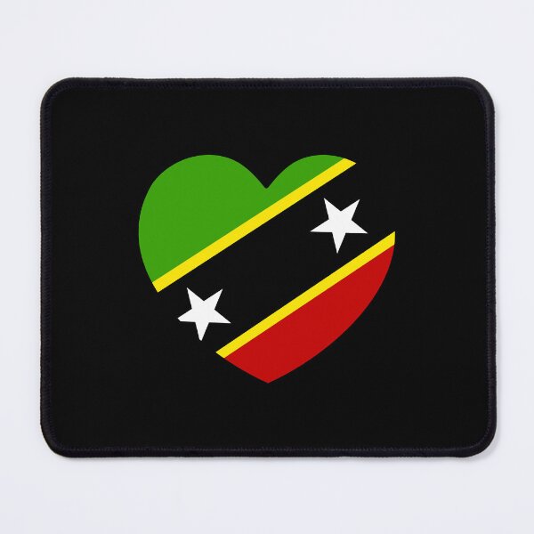 Item preview, Saint Kitts And Nevis Flag Heart KN designed and sold by shitpostee.