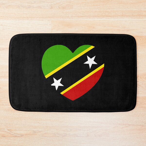 Item preview, Saint Kitts And Nevis Flag Heart KN designed and sold by shitpostee.