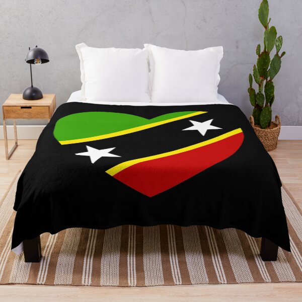 Item preview, Saint Kitts And Nevis Flag Heart KN designed and sold by shitpostee.