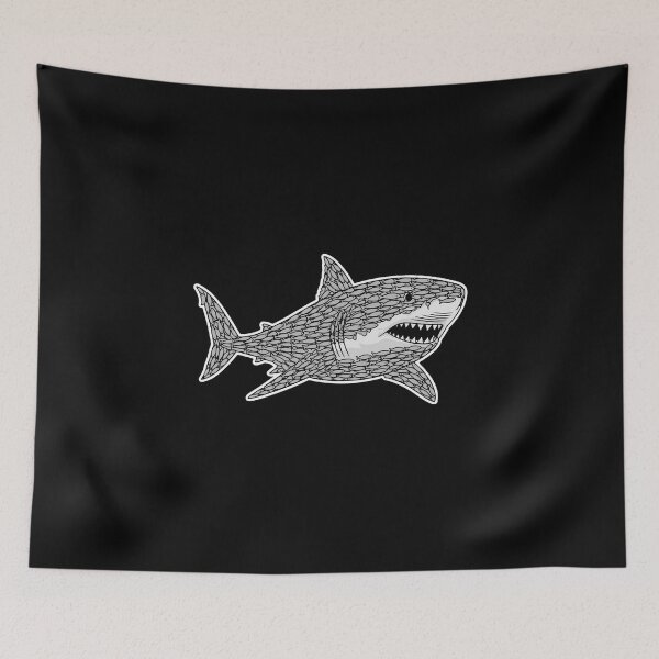Item preview, Great White Shark Ocean Predator Marine Life designed and sold by PopStars1993.