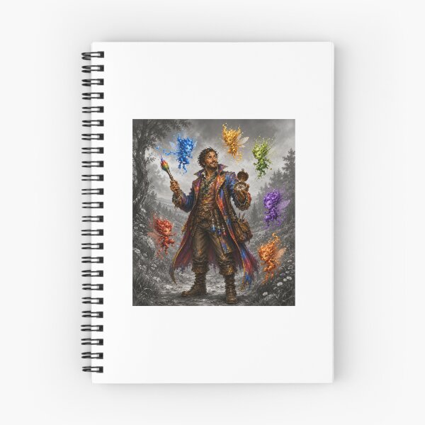 Artikelvorschau, Die fehlenden Farben: Oliver Brushwell und die Farbgeister entworfen und verkauft von The Side Quest Diaries.