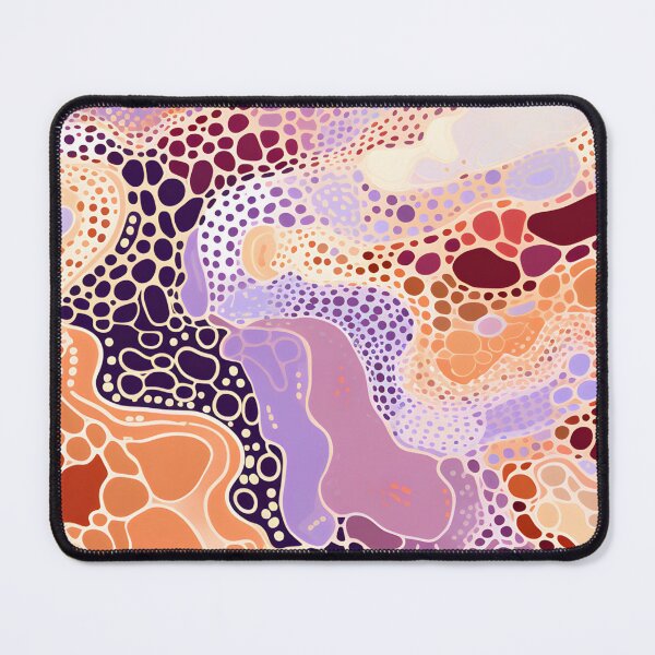 Item preview, Aboriginal Inspired Dot Art - With Pastel Lavender Terracotta designed and sold by GrinGalore.