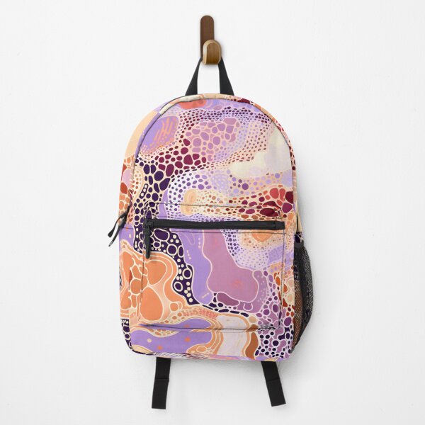 Item preview, Aboriginal Inspired Dot Art - With Pastel Lavender Terracotta designed and sold by GrinGalore.