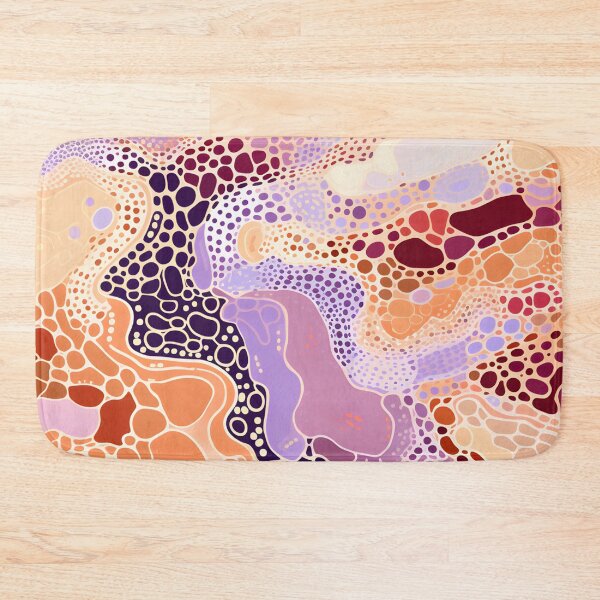 Item preview, Aboriginal Inspired Dot Art - With Pastel Lavender Terracotta designed and sold by GrinGalore.