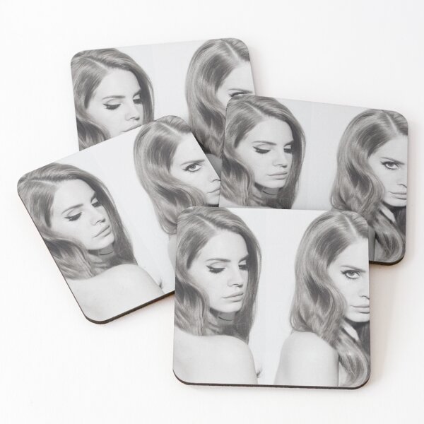 Item preview, black & white ldr lana inspired 'sticker' designed and sold by dandelionzone.