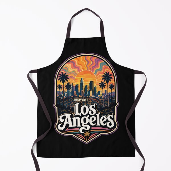 Item preview, Hollywood Los Angeles California Trippy Art Travel designed and sold by TomFrontierArt.