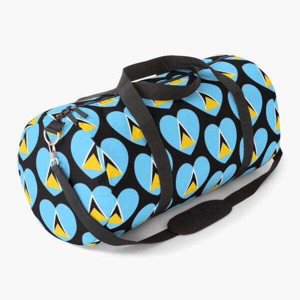 Item preview, Saint Lucia Flag Heart LC designed and sold by shitpostee.