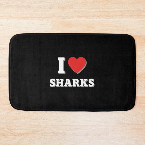 Item preview, I Love Sharks Shark Lover Marine Animal Fan designed and sold by PopStars1993.
