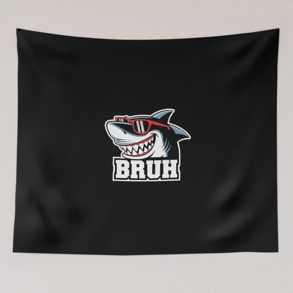 Item preview, Bruh Cool Shark Funny Meme Slang Youth designed and sold by PopStars1993.
