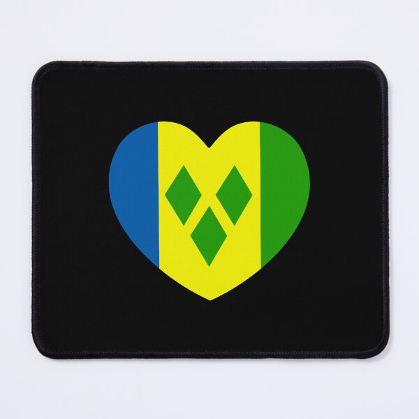 Item preview, Saint Vincent And The Grenadines Flag Heart VC designed and sold by shitpostee.